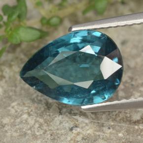 Cianita azul natural 2,80ct, formato de pêra, VS