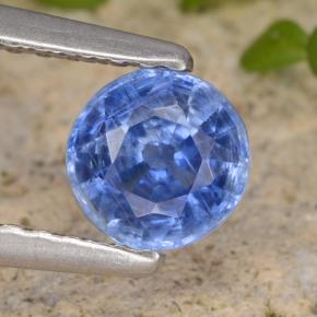 Dianita Azul Natural 0.71ct, Corte Redondo, VS-SI