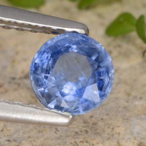 Dianita Azul Natural 0.71ct, Corte Redondo, VS-SI