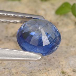 Dianita Azul Natural 0.71ct, Corte Redondo, VS-SI
