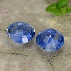 Pedras preciosas de Dianita Azul natural de 1.29 ct, Corte Redondo, VS-SI