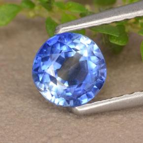 Dianita Azul Natural 0.76ct, Corte Redondo, VS-SI