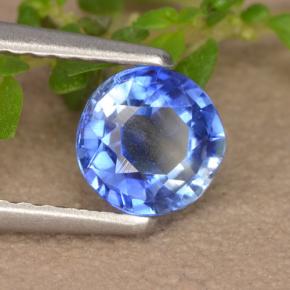 Dianita Azul Natural 0.76ct, Corte Redondo, VS-SI
