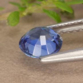 Dianita Azul Natural 0.76ct, Corte Redondo, VS-SI