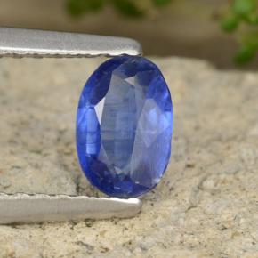 Cianita azul natural 0,57ct, corte oval, VS-SI