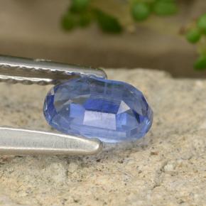 Cianita azul natural 0,57ct, corte oval, VS-SI