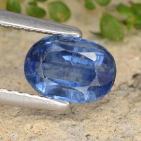 Cianita azul natural 1,06ct, corte oval, SI