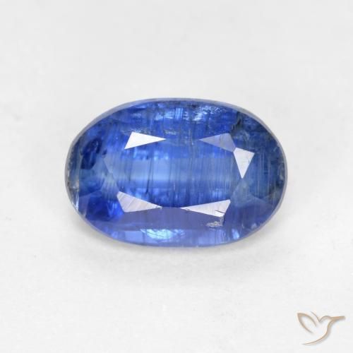 0.95ct Natural centáurea azul Dianita, oval, SI