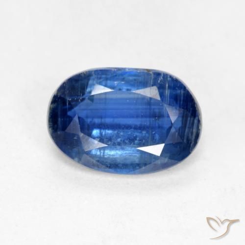 0.98ct Natural Azul escuro Dianita, oval, SI