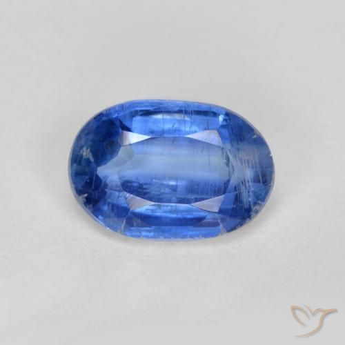 1.07ct Natural Azul escuro Dianita, oval, SI