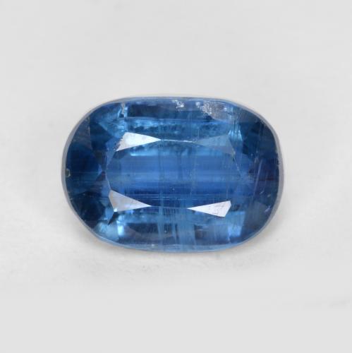 Cianita azul natural 1,18ct, corte oval, SI