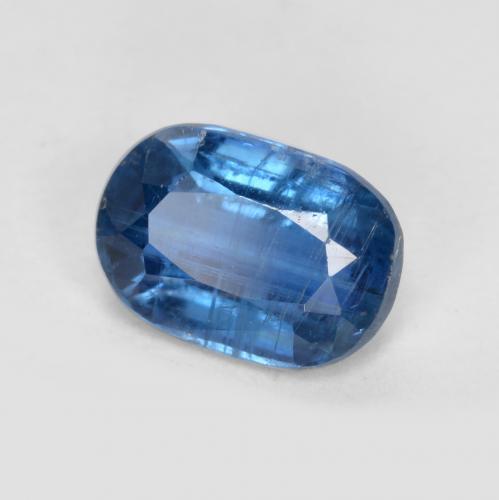 Cianita azul natural 1,18ct, corte oval, SI