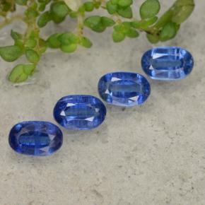 Pedras preciosas de cianita azul natural de 2,60 ct, corte oval, VS