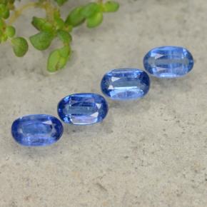 Pedras preciosas de cianita azul natural de 1,72 ct, corte oval, SI