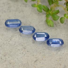 Pedras preciosas de cianita azul natural de 1,72 ct, corte oval, SI