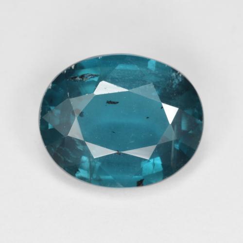 Cianita turquesa natural 3,71ct, corte oval, VS-SI