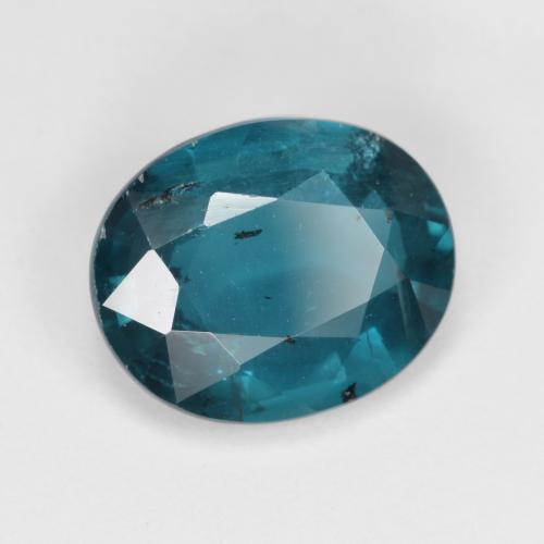 Cianita turquesa natural 3,71ct, corte oval, VS-SI