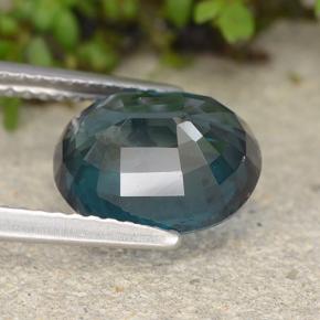 Cianita azul natural 3,89ct, corte oval, VS-SI
