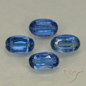 Pedras preciosas de Dianita Azul profundo natural de 1.52 ct, oval, VS-SI