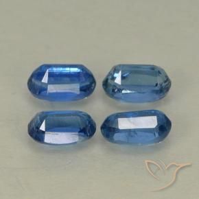 Pedras preciosas de Dianita Azul profundo natural de 1.52 ct, oval, VS-SI
