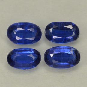 Pedras preciosas de cianita azul natural de 1,36 ct, corte oval, VS-SI