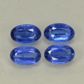Pedras preciosas de cianita azul natural de 1,40 ct, corte oval, VS-SI