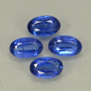 Pedras preciosas de cianita azul natural de 1,40 ct, corte oval, VS-SI