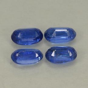 Pedras preciosas de cianita azul natural de 1,40 ct, corte oval, VS-SI