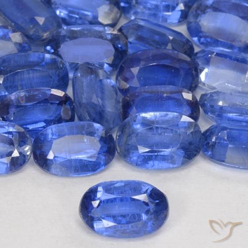 0.69ct Natural centáurea azul Dianita, oval, SI