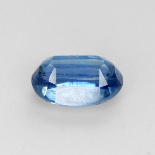 Dianita azul marinho brilhante Natural 0.76ct, Corte Oval, SI