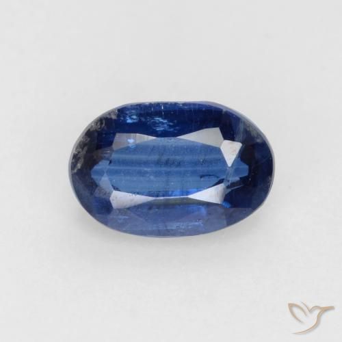0.64ct Natural Azul profundo Dianita, oval, SI