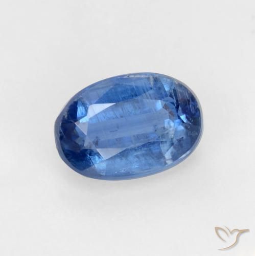 Dianita azul marinho brilhante Natural 0.80ct, oval, SI