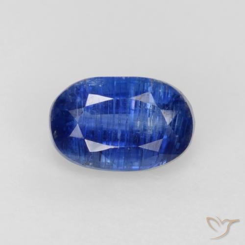 0.74ct Natural Azul escuro Dianita, oval, SI-I1