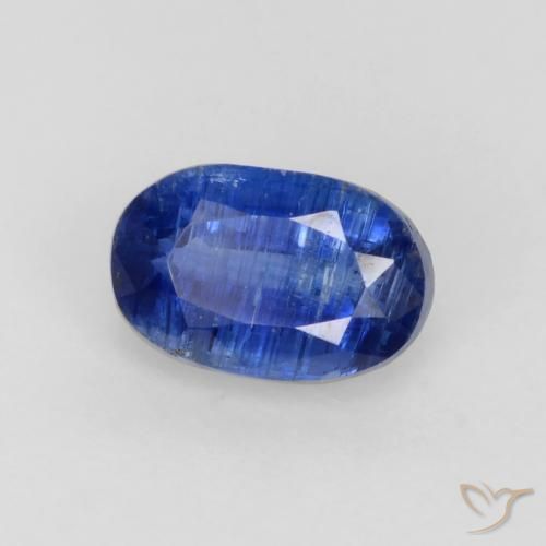Dianita Azul escuro Natural 0.74ct, oval, SI-I1