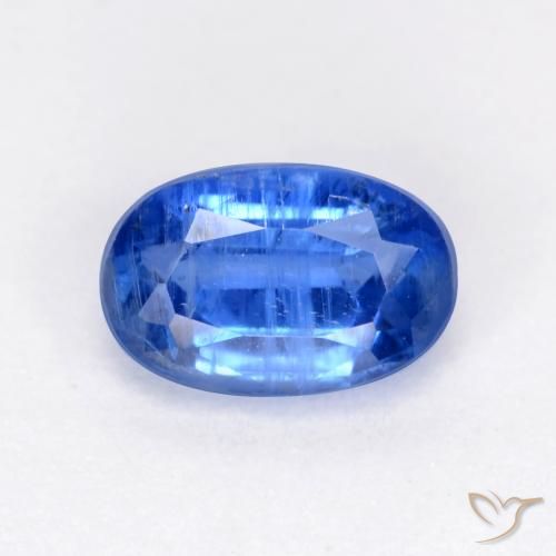 0.73ct Natural azul marinho claro Dianita, oval, SI