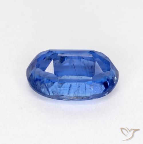 Dianita azul marinho claro Natural 0.73ct, oval, SI