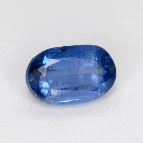 Cianita azul natural 0,70ct, corte oval, SI