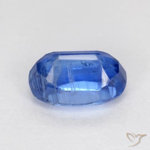Dianita azul marinho brilhante Natural 0.84ct, oval, SI