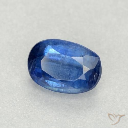 Dianita Azul escuro Natural 0.76ct, oval, SI-I1