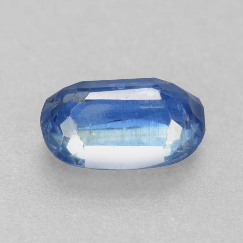 Cianita azul natural 0,63ct, corte oval, I1