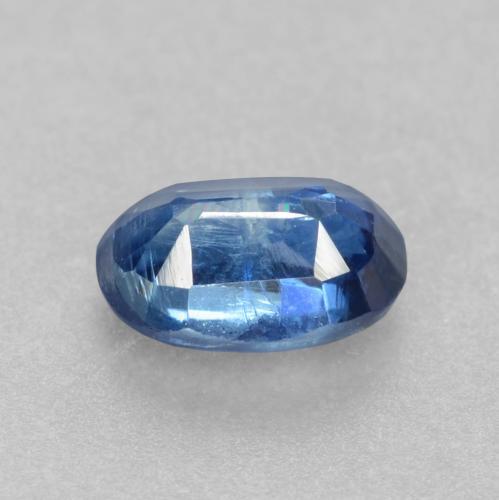 Dianita azul marinho claro Natural 0.58ct, Corte Oval, SI