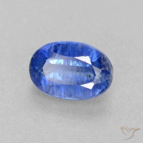 Dianita Azul escuro Natural 0.73ct, oval, I1