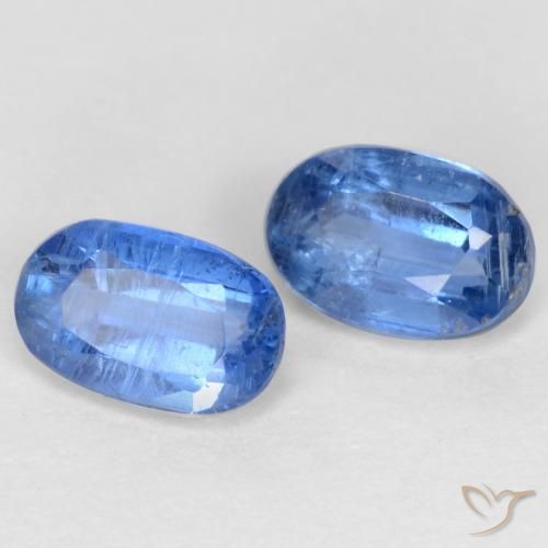 Pedras preciosas de Dianita azul marinho brilhante natural de 1.27 ct, oval, SI