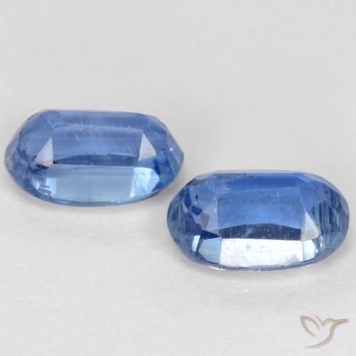 Pedras preciosas de Dianita azul marinho brilhante natural de 1.27 ct, oval, SI
