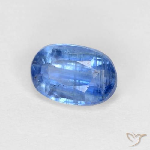 Dianita azul marinho brilhante Natural 0.77ct, oval, SI-I1