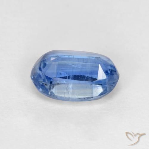Dianita azul marinho brilhante Natural 0.77ct, oval, SI-I1