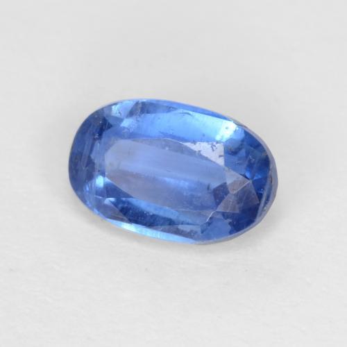 Cianita azul natural 0,64ct, corte oval, SI-I1