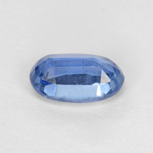 Cianita azul natural 0,64ct, corte oval, SI-I1