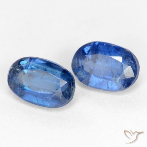 Pedras preciosas de Dianita Azul médio natural de 1.59 ct, oval, SI-I1