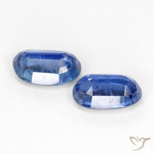 Pedras preciosas de Dianita Azul escuro natural de 1.07 ct, oval, SI-I1